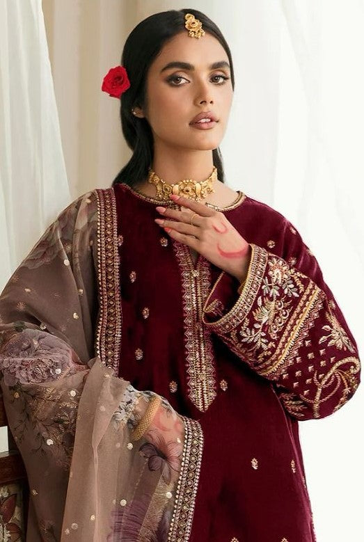 Yesfab Pakistani Print Green Winter Woolen Suits Dress Material – Stilento